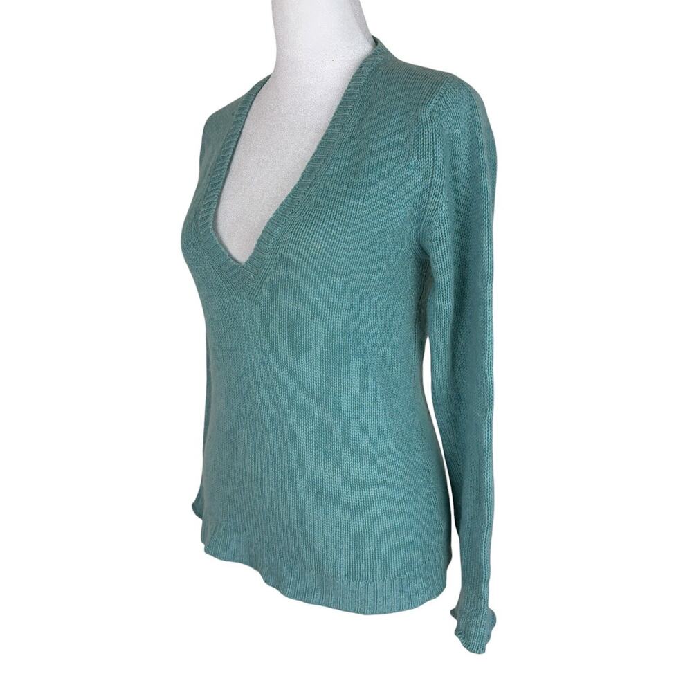 Brora Scottish Cashmere Classic Knitwear Sweater V-Neck Size 8/10 or US 4 - Picture 4 of 7